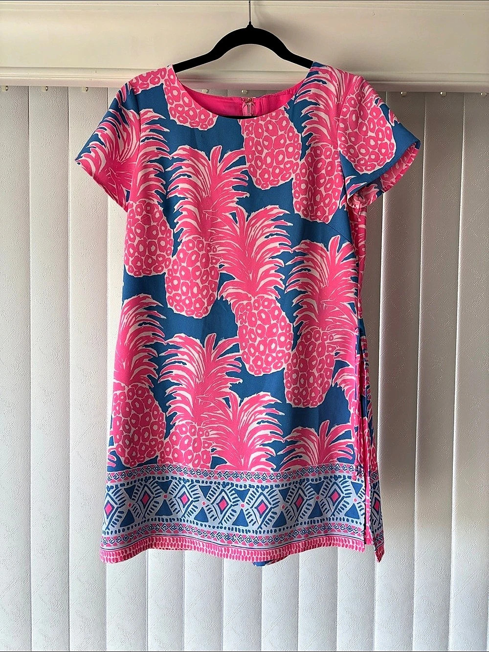 Lilly Pulitzer Kristen Swing Dress Skort Mini Blue & Pink size 6